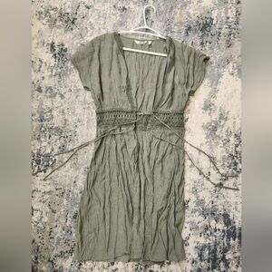 Green Boho Beach Cover Up